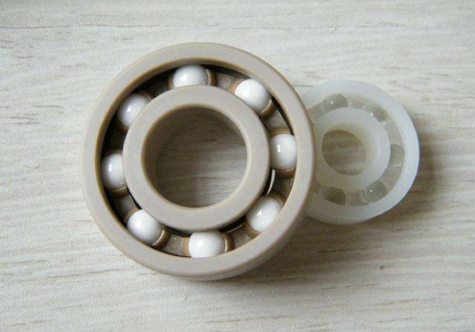 高精度PVDF POM PA66プラスチック明白な軸受け 0